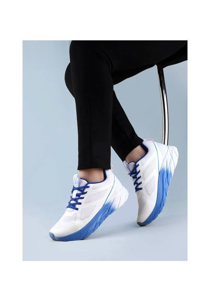 Bacca Bucci White Blue Sprint Mystique High-Performance Athletic Sneakers for Women | Best Price UAE
